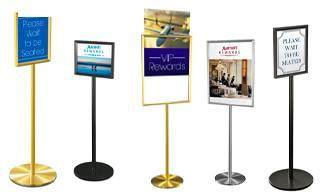 Upscale Restaurants and Hospitality Sign Holders