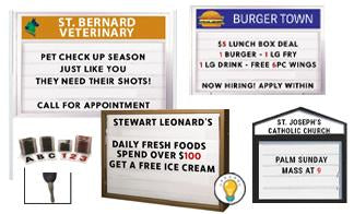 Reader Boards And Marquee Signs - Enclosed Outdoor Message Panels