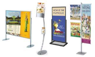 Value Line Retail Sign Holders | Poster Display Sign Stands