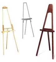 ULTRA-CLASS Easels in Metal and Wood Finishes