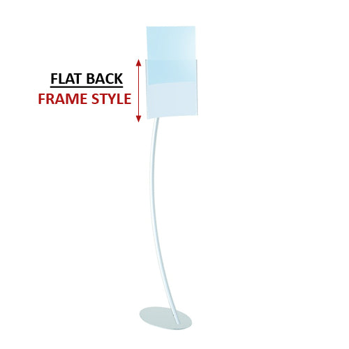 11x17 Eclipse Floor Sign Frame and Menu Stand + Slidein Frame