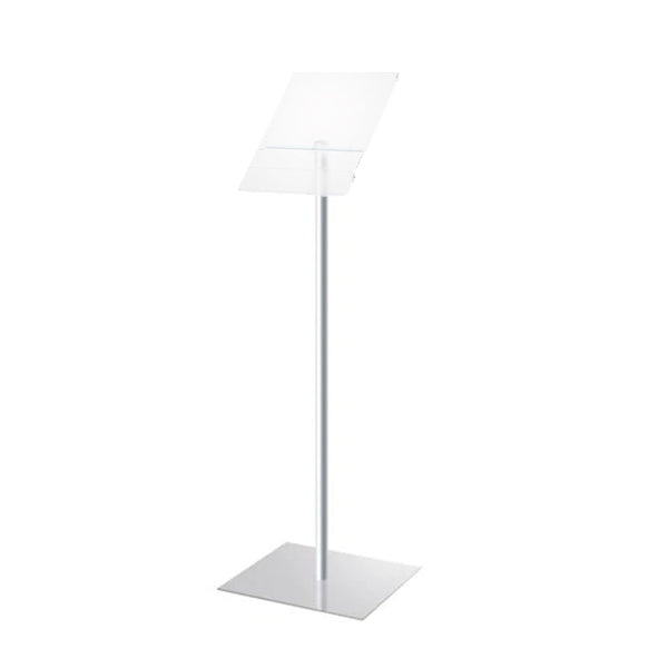 Angled Acrylic Floor Stand Displays (12" Square Base)