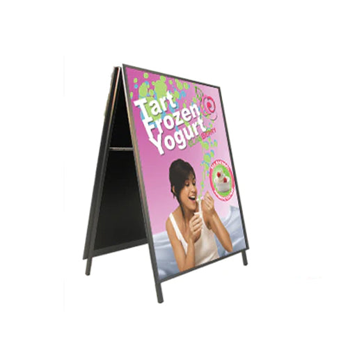 A-Frame 36x48 Sign Holder | with SECURITY SCREWS on Snap Frame 1 1/4" Wide
