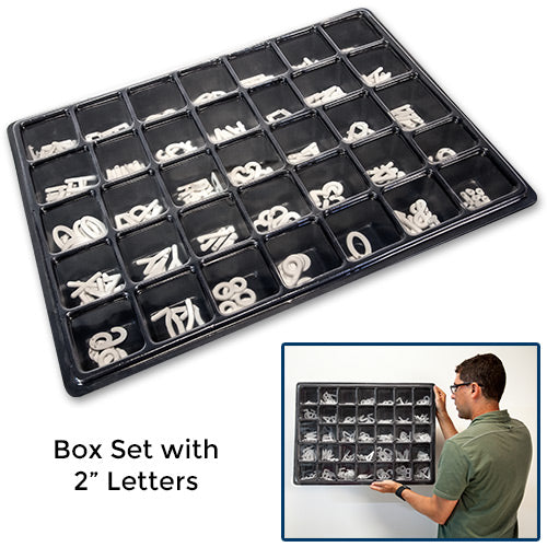 Helvetica Changeable Letter Board Letter Sets at Displays4Sale