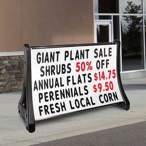 48x36 Roadside Rolling Outdoor Changeable Message Board Letter Board