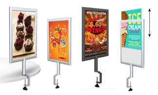 Value Line Metal Countertop Sign Holders  Poster Display Counter Top –  FloorStands