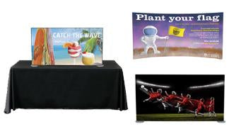 Counter Top Fabric Banner Displays