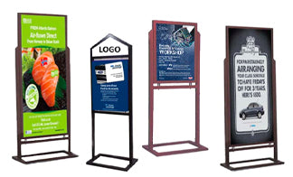 Heavyweather Stand Heavy-Duty Outdoor Weather Warrior and Champ Sign Stand – FloorStands