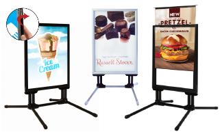 Find Wind Resistant Sign Holders with Spring Legs Outdoor Enclosed ...