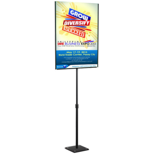 11" x 17" LIGHTWEIGHT COUNTERTOP PEDESTAL DISPLAY - DOUBLE SIDED