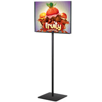 11" X 17" LIGHTWEIGHT COUNTERTOP PEDESTAL DISPLAY - DOUBLE SIDED