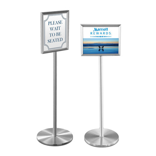 Floor Standing Sign Holder 11