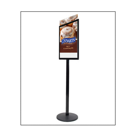 Poster Sign Frame Stand, 14 x 22 Polished Chrome