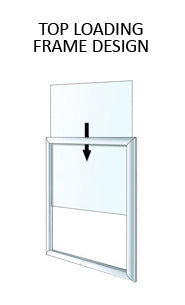 2-Tier Poster Stand, 22W x 28H Poster