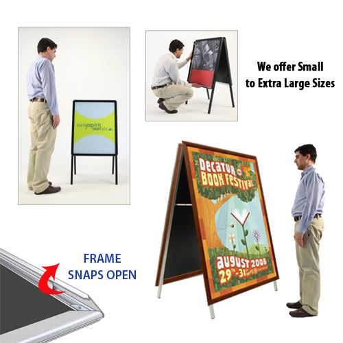 16x24 Frames, SwingFrame Classic Poster Display Frames, Quick Change 16 x  24 Poster Frame