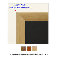 A-FRAME WOODEN SIGN HOLDER HAS 22 x 28 SIGN FRAMES with MITERED CORNERS