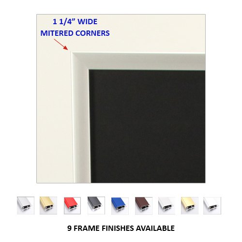A-FRAME SIGN HOLDER HAS 24 x 36 SECURITY SIGN FRAMES with MITERED CORNERS