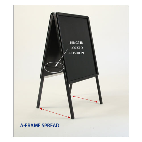 Wooden A-Frame 36x48 Sign Holder  WOOD Snap Frame 1 1/4 Wide FREE  Shipping – FloorStands