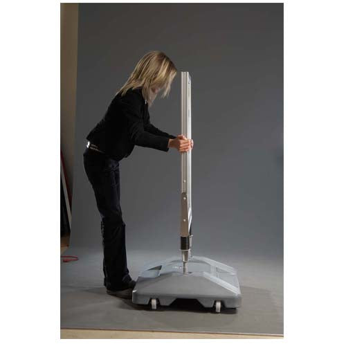 Heavyweather Stand ALL-WEATHER Rolling Wind Pavement Sign Stand with Fillable Water Base ...