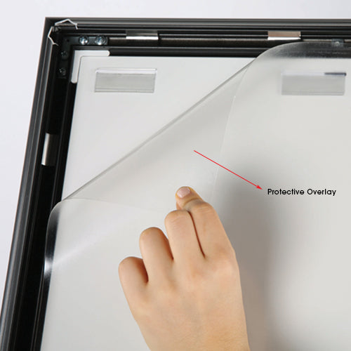 The non-glare acrylic adds protection to your 4 menus positioned underneath the overlay