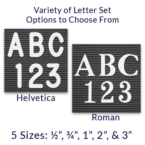 ECO Design Information Center 28 x 20 Freestanding Letter Board, Single ...