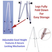 Extra Large Lightweight Aluminum Flipchart Easels