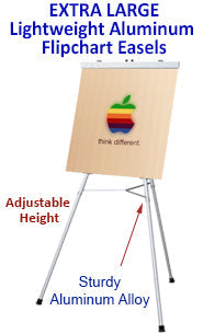 Extra Large Lightweight Aluminum Flipchart Easels