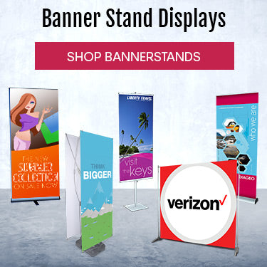 Buy Freestanding poster stand with Custom Designs 