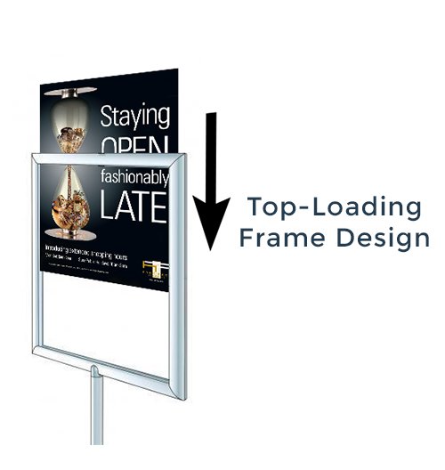 Freestyle Display Stands - designed to be positioned in a window or used as  an internal poster, literatur…