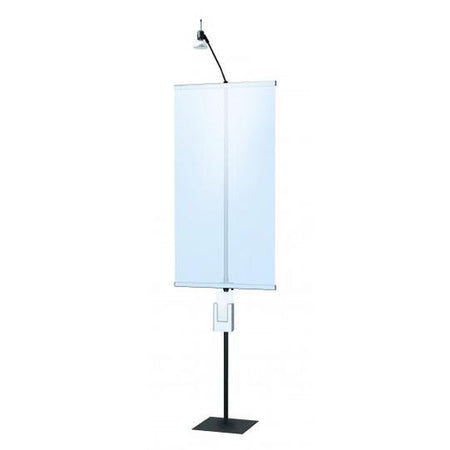 24 wide Velcro Hook/Loop mounting banner stand style Telescopic banner  stand for hemmed graphics