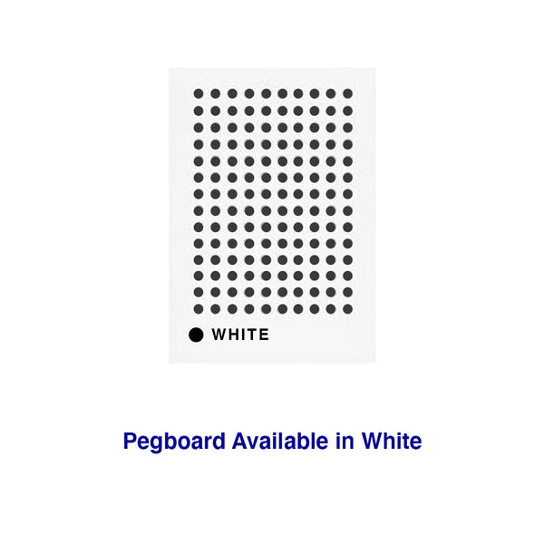 PEGBOARDS AVAILABLE IN EITHER TUNDRA GREEN OR SILVER GREY