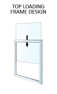 22x56 Large Poster Display Floor Stand