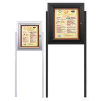 Enclosed Outdoor Menu Cases with Leg Posts For 11x14 Menus – at ...