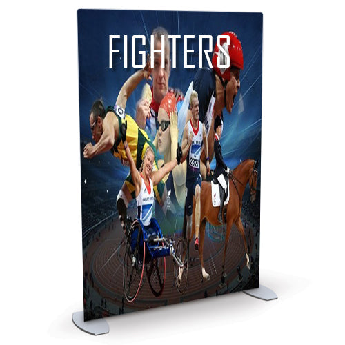 Portable Free Standing Banner Displays - 2' x 8'
