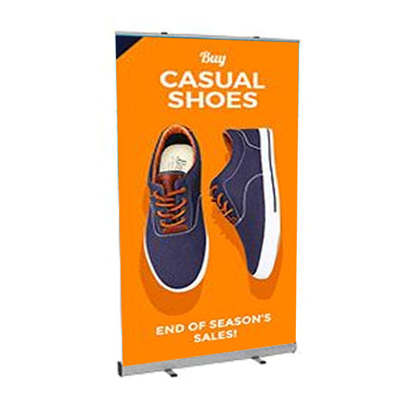 EVEREST Retractable Banner Stand | 47.25" Wide Banner | Single Sided Bannerstand