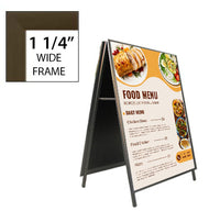 A-Frame 20x28 Sign Holder | Snap Frame 1 1/4" Wide