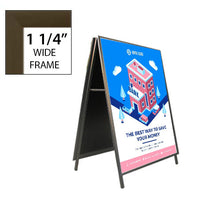 A-Frame 24x36 Sign Holder | Snap Frame 1 1/4" Wide