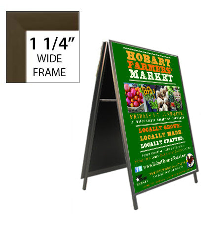 A-Frame 27x39 Sign Holder | Snap Frame 1 1/4" Wide