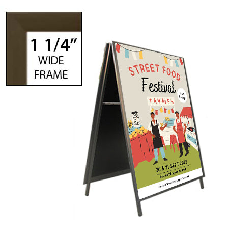 A-Frame 42x42 Sign Holder | Snap Frame 1 1/4" Wide