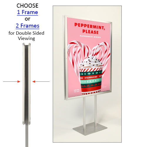 36x72 Poster Sign Holder | Snap Frame with Rounded Corners FREE ...