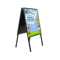 A-Frame 17x22 Sign Holder | with SECURITY SCREWS on Snap Frame 1 1/4" Wide