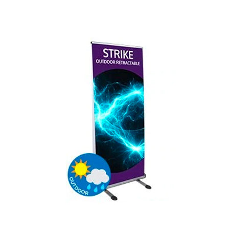 STRIKE Outdoor Retractable Banner Stand | 33.5