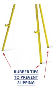 SUPER STRONG, Standing Aluminum 6-Foot Easel | Portable, Foldable, Presentation Easel Display