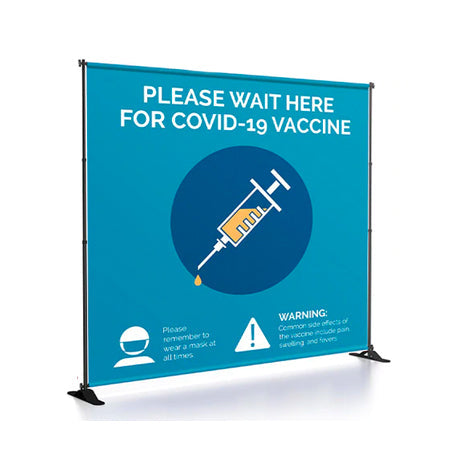 SUPER SIZED Large Banner Stands (Adjustable Width 52" to 96")