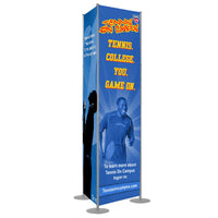 3-Sided Screen Panel Floor Display with 48