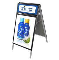 Value PLUS A-Boards with Header & Snap Open Frame (for 22” x 28” Posters)
