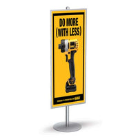 POSTO-STAND™ Quick Change Slide-in Poster Display 22x56 SINGLE SIDED Floor Stand