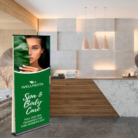 Saturn Retractable Banner Stand (36" Wide) (Double Sided)