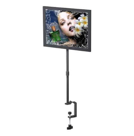 Clamp Style Frame Sign Steel 8.5x11 Countertop Clamp Sign Frame | Adjustable Height – FloorStands