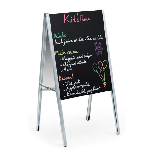 A-Frame Collapsible Wet Erase Marker Board Sidewalk Sign Holder 24x36 ...